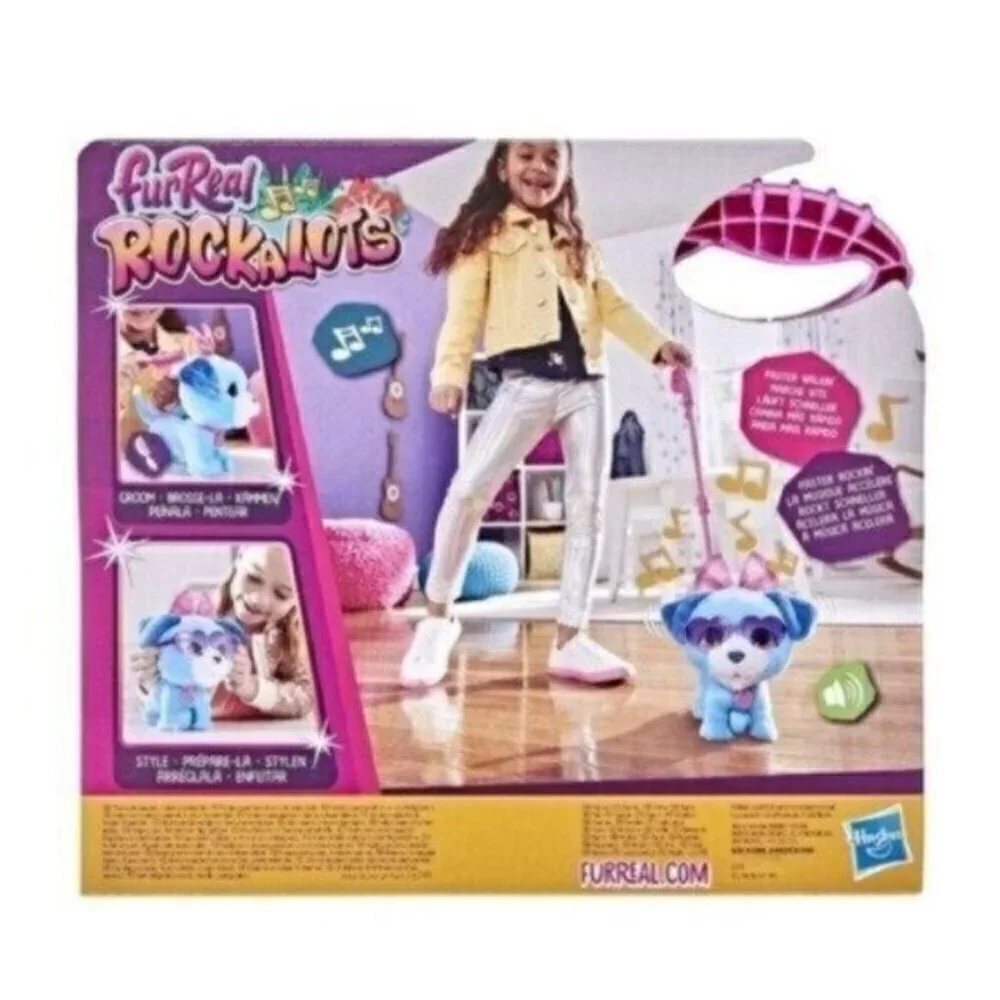furReal Rockalots Musical Interactive Walking Puppy Dog Toy New